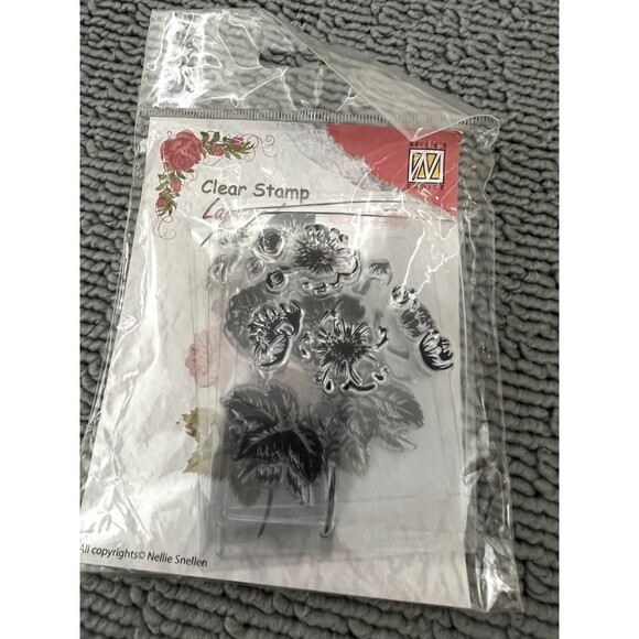 4pcs Exquisite Stampendous Stamps and Clean Stamps-Various Patterns - Picture 3 of 6